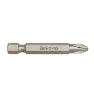 IRWIN Phillips, Power Bits Phillips Ph2 - 1/4”/50mm - 2 Stck.   1 Pkg. = 2 Stk.