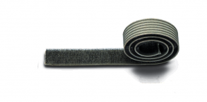 LESSMANN Kratzenband in Rollen, breit 38 mm, Besatzhöhe 9,0 mm Stahldraht STA 0,305 mm, 1 Meter
