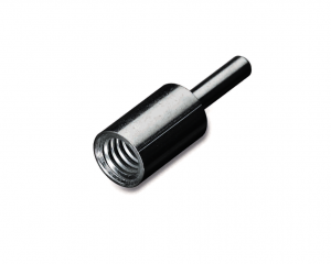 LESSMANN Einspannschaft für Rohrbürsten mit Drm 6 x 25 mm Schaft verzinkt Drm 8 x 25 mm Gew.-Muffe M 6 Gesamtlänge 50 mm
