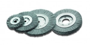 Einscheibenbürsten Drm 178 mm breit 16mm Rohr 60mm Schleifborsten SIC K 320 / 0,60mm DS-Drm 92mm

