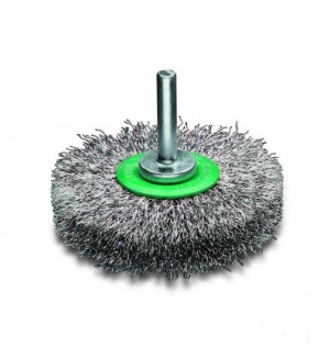 LESSMANN Rundbürsten SRB mit 6 x 30 mm Schaft Drm 60 x 13 mm Stahldraht rostfrei ROF gewellt 0.20 mm Besatzhöhe 17 mm
