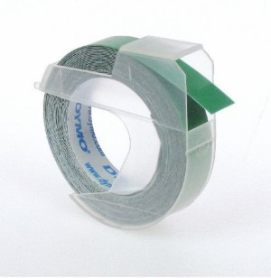 DYMO 3D-Prägeband, 9mm x 3m, glänzend grün