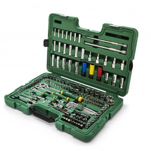SATA 180-tlg.-1/4",-3/8",-1/2"-Metrisches-Ratschen-&-Steckschlüssel-Master-Set-Modell09546G