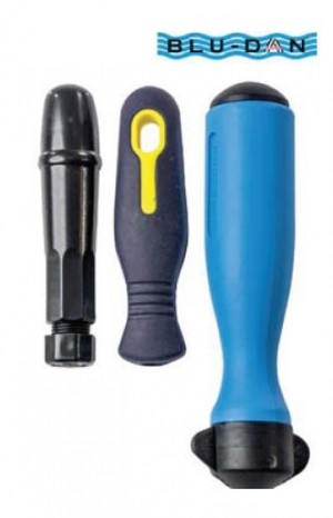 BLUDAN 2K–Kunststoffheft P6 Ø10,6 für Feilen 350–400 mm