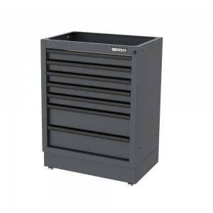 Semloc WorkSpace Werkzeugwagen mit 7 Schubladen,  Außenabmessung 646x458x861, Innenabmessung Schublade 537x388 mm