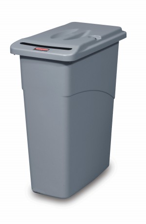 RUBBERMAID Slim Jim® Confidential Combo, Farbe Grau