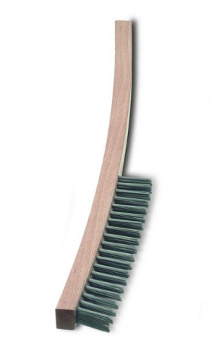 LESSMANN Handbürste Exportmodell mit Holzkörper 4x19-Reihig STA Stahldrat glatt 0,35 Länge 350 mm/Breite 30 mm/Besatz 160 mm/Höhe 30 mm (Preis auf Anfrage)