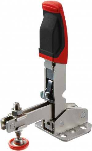 BESSEY Senkrechtspanner mit offenem Arm und waagrechter Grundplatte STC-VH20
Spannweite 35 mm/Auto. Anpassung 20 mm/ Spannkraft 1.100N mit 2K-Griff

