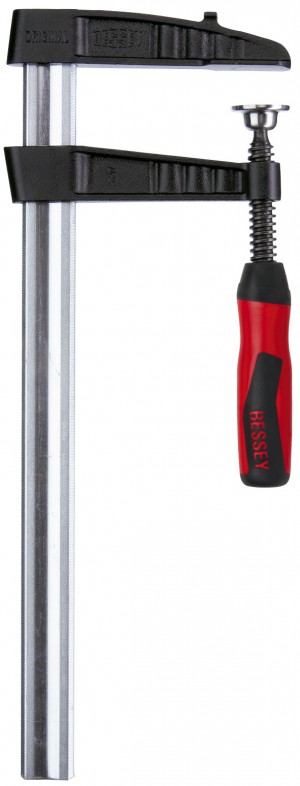 BESSEY Temperguss-Schraubzwinge TG10-2K mit 2K-Griff
Spannweite 100 mm/Ausladung 50 mm/Schiene 15x5 mm