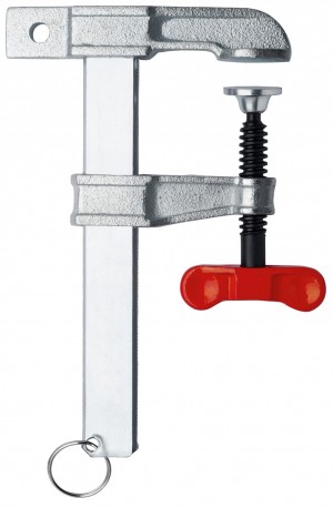 BESSEY Polschweißzwinge TP-2F-RK mit Flügelschraube
Spannweite 150 mm/Ausladung 60 mm/Schiene 30x8 mm
Kabelentlastung am Schienenende