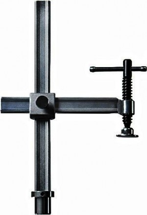 BESSEY Spannelement mit variabler Ausladung TWV28-30-17K mit Knebelgriff
ø 28 mm/Spannhöhe 300 mm/Ausladung 40-175 mm/Schiene 28x11 mm

