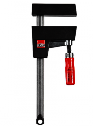 BESSEY Leichte Korpuszwinge UniKlamp UK80
Spannweite 800 mm/Ausladung 80 mm/Schiene 20x5 mm