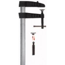 BESSEY Temperguss-Schraubknecht TGK50 mit Knebelgriff
Spannweite 500 mm/Ausladung 120 mm/Schiene 35x11