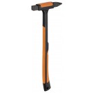 PICARD Fliesenlegerhammer ergonomisch geformter 2-Komponenten-Griff, innenliegender Fiberglasstiel, Aufhängeöse am Griffende, mit integrierter Hartmetallspitze, Nr. 83 1/2 FS