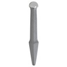 PICARD Faust hammerschlag-grau lackiert, Arbeitsfläche fein poliert, Bahn rund, hochrund-gewölbt, Nr. 150, hochrund gewölbt, 40 mm
