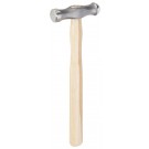 PICARD Dopp. Spann.- u. Polierhammer zwei runde Bahnen, eine flach-gewölbt, die andere hochrund, fein poliert, Nr. 169 ES, 250 gr.