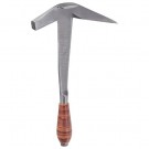 PICARD Schieferhammer geschmiedet, mit Ledergriff; franz. Form, mit seitlichem Nagelzieher, für Rechts- oder Linkshänder, Nr. 207 1/2 L, links