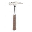PICARD Latthammer VPA-GS, mit Kopfsicherung, mit magnetischem Nagelhalter, für höchste Ansprüche, Hammerkopf fein blank, Chrom-Molybdän-Stahlrohrstiel, Klaue und Spitze besonders gehärtet, mit hohem Auge, brauner Spezialgriff, Nr. 298, geraut