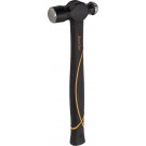 PICARD Schlosserhammer BlackTec® engl. Form, mit Kugel (Ingenieurhammer), mit Fiberglasstiel, Nr. 325 FS, 900 gr., 2 lbs