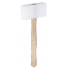 PICARD Spenglerhammer eckige Form, aus Spezialkunststoff, hohe Spannungsrissbeständigkeit, nachschleif- bzw. feilbar, doppelt geschweifter Eschenstiel, Nr. 380 ES, 155 mm