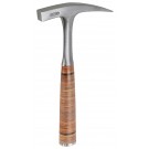 PICARD Ganzstahl-Geologenhammer mit Schneide Ledergriff, mit Schneide, aus C60 Spezialstahl