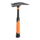 PICARD Latthammer BlackGiant VPA-GS, mit Kopfsicherung, mit magnetischem Nagelhalter, Hammerkopf schwarz lackiert, ergonomischer, schwingungsdämpfender 2-Komponenten-Griff orange/schwarz, zusätzliches Innenrohr, Nr. 820M, geraut