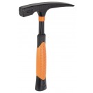 PICARD Maurerhammer BlackGiant® rheinische Form, ergonomischer, schwingungsdämpfender 2-Komponenten-Griff orange/schwarz, zusätzliches Innenrohr