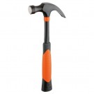PICARD Klauenhammer BlackGiant® amerik. Form, Hals und Kopf rund, Glockenform, 2-Komponenten-Griff orange/schwarz, zusätzliches Innenrohr, 16 oz.