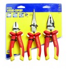 IRWIN VDE Zangen-Set 3pcs Set (6”/150mm diagonal cutter, 8”/200mm long nose plier, 7”/175mm combination plier