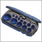 IRWIN Bi-Metall Lochsägenset 1200G: 16, 19, 22, 25, 29, 32, 35, 38, 44, 51, 64, 76mm, Halter 10504533 & 10504535, 3 Pilotbohrer