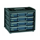 HANDYBOX 55x4 SCHW./BL./G 310x376x265 mit je 2 Stk. 136211 und 2 Stk. 136228