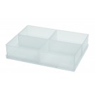 EINSATZ 55 4xA7-1 48x318x221 TRANSPARENT (4 Stk in Raster)
