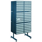 BODENSTATIV FÜR STAHL-MAGAZINE 1600x705x570 für 12 Schubladenmagazine Serie 250