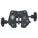KUKKO Keilauszieh-Zange für Keile in Nuten, Spannbereich 0 mm - 35 mm, Breite des Grundgeräts 122 mm, Hub 4 mm