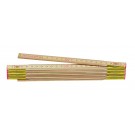 HOLZGLIEDERMASSTAB 2 M
NATUR - TEILUNG ROT