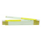 HOLZGLIEDERMASSTAB 2 M
WEISS/GELB - TEILUNG ROT