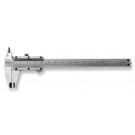 SCALA TA-Meßschieber 125x40mm, matt verchromt 1/10mm, Feststellschraube