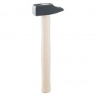 RUTHE Schlosserhammer Esche, Französische Form Französische Form, aus Qualitätsstahl, Kopf schwarz lackiert, im Gesenk geschmiedet, gehärtet und angelassen, Rostschutz durch Pulverlackierung, Bahn und Pinne geschliffen, Stiel Esche, doppelt geschweift