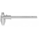 SCALA WS-Meßschieber 250x80 matt-rostfrei 1/20mm/1/128", mit Spitzen,