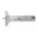 SCALA Reifenprofilmesser 50mm Messing mit doppelseitig breiter Auflage