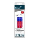 Pica DOUBLE blau/rot, 17,5cm, 10er-Schachtel