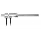 SCALA Stangenzirkel MB 20-300mm mattverchromt mit Maßteilung und Feineinstellung