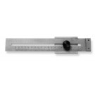 SCALA Streichmaß 1000mm  rostfrei Ablesung 1 mm, flach