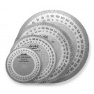 SCALA Gradscheibe d = 80mm, 0-360°, blendfreie Ablesung, mit Zentralbohrung