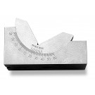 SCALA Winkelprisma 102x48x46mm, 60° gehärtet u.geschl.,1 Einschn.