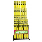 METRICA DISPLAY MIT 30 MegaLevel WASSERWAAGEN Genauigkeite 0,50 mm/m mit 2 stossfesten Acryl-Libellen