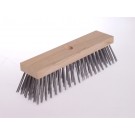LESSMANN Besen Flachholz 300x70 mm 6x20/21 rhg. Stahldraht rostfrei ROF glatt ca. 0,50 mm hoch 70 mm, ohne Stiel,  für Stielloch DRM 23 mm (36 Stk. Mindestabnahmemenge) (Preis auf Anfrage)
