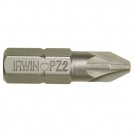 IRWIN Pozidriv, Bits Pozidriv Pz2 - 1/4”/25mm - 2 Stck.   1 Pkg. = 2 Stk.