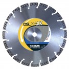 DIAM DIAMANTTRENNSCHEIBE Ø400/25.4 ASPHALT Strassenbelag, abrasives Material Trockenschnitt  oder Nasssch