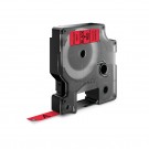 DYMO D1-Schriftband, 9mm x 7m, schwarz auf rot
UV-beständig